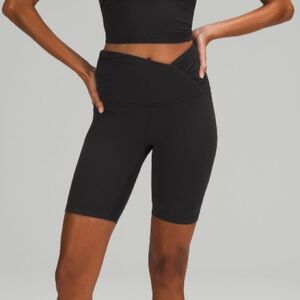 LULULEMON ALIGN HIGH RISE RUCHED WAIST SHORT 8”